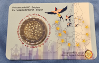 Coin-Card 2 Euro Belgien 2024 