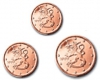 1+2+5 cent Finnland 1999