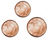 1+2+5 cent Zypern 2012